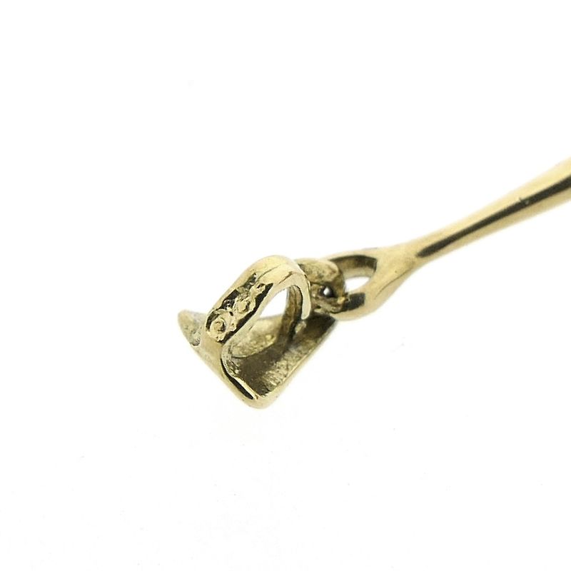 Image 5 of Gold solitaire pendant with pearl