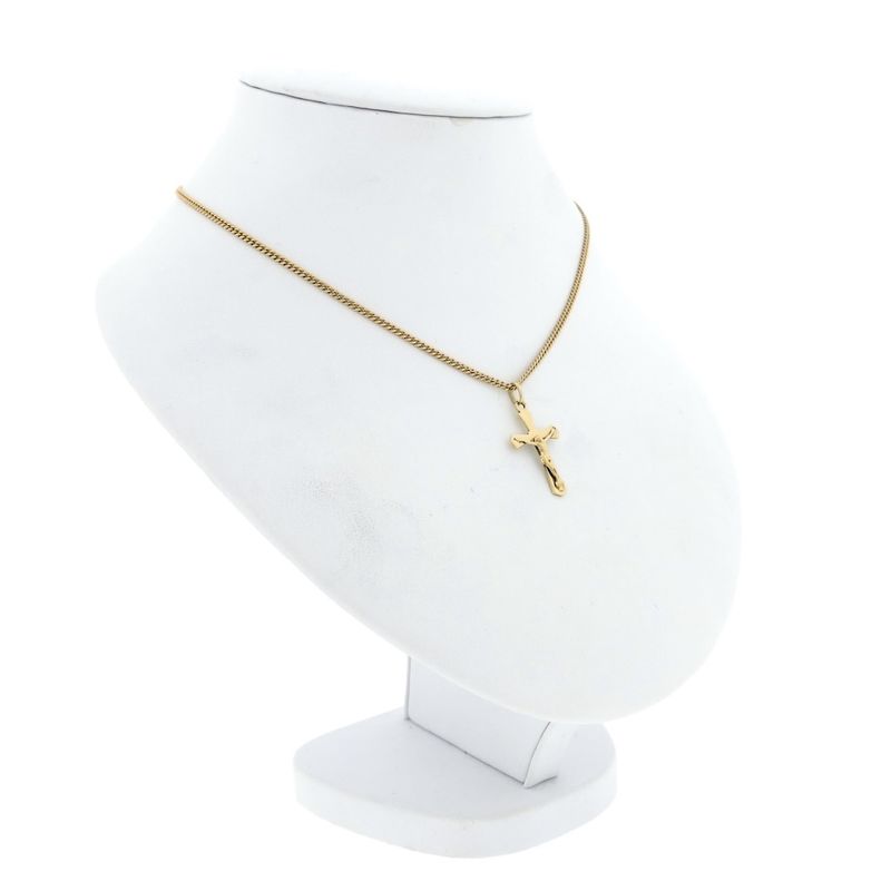 Image 5 of Gold pendant of a cross with corpus.