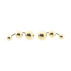 Image 10 of Gold stud earrings | Balls