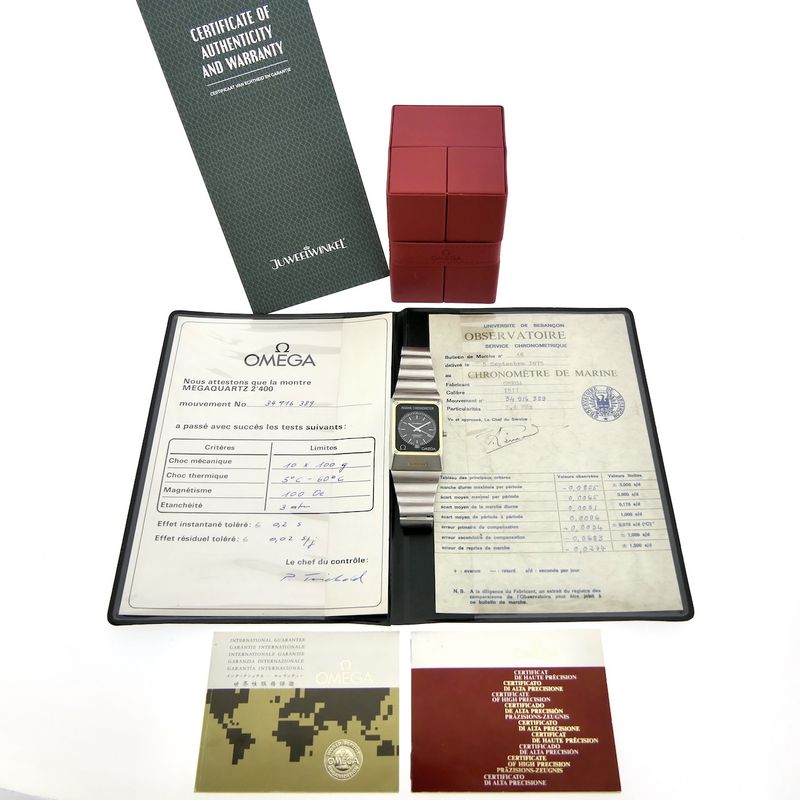 Image 4 of Omega Constellation Megaquartz f2.4Mhz ST398.0836; Vintage men's watch