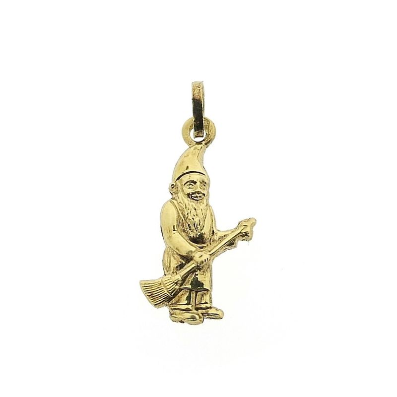 Image 1 of Golden pendant of a gnome