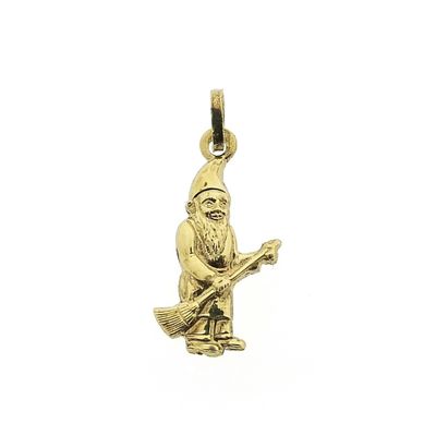 Golden pendant of a gnome Image 1 of Golden pendant of a gnome