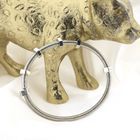 Image 2 of 18 ct. White gold Ecrou de Cartier bracelet; Cartier | Ø 67mm