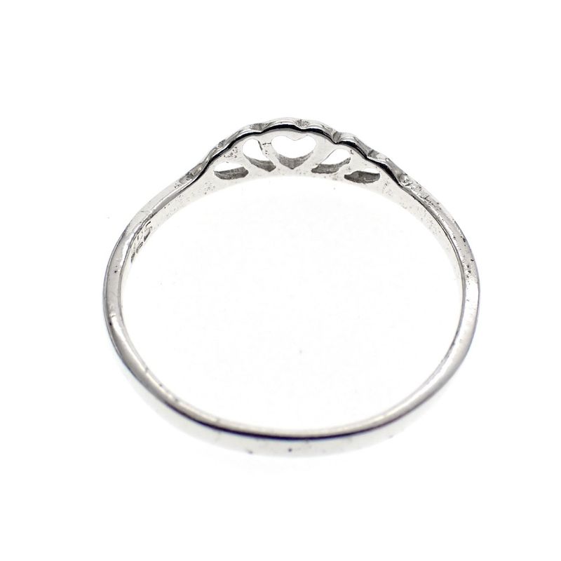 Image 4 of Silver ring with heart