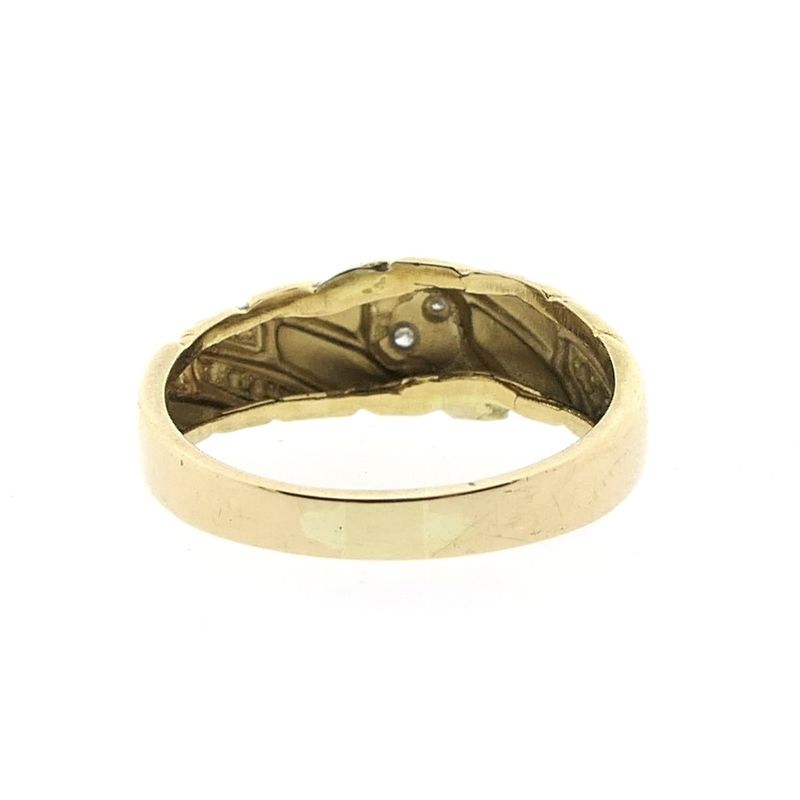 Image 4 of Gold ring with diamond | 0.01 ct.