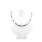 Image 7 of 18K white gold fantasy link chain | 43.5 cm | Chimento