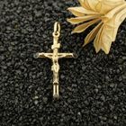 Image 2 of 18-karat gold pendant of a cross with corpus | INRI