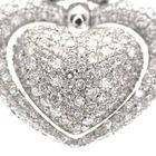 Image 7 of 18-karat white gold heart pendant; Chimento | 3.24 ct. diamond
