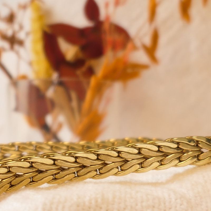 Image 2 of Golden fox street necklace.