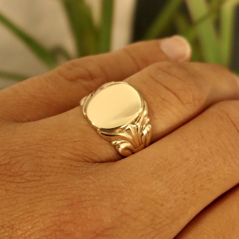 Image 11 of Vintage gold signet ring | Men