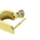 Image 6 of 9 carat semi-circular earrings with zirconia