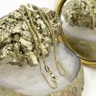 Image 2 of Gold gourmet link chain | 45 cm