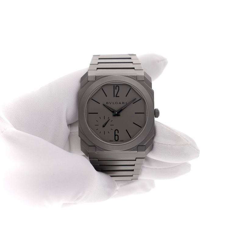 Afbeelding 12 van Bvlgari Octo Finissimo 40mm 102713; (Ultra Plat) Automatisch Heren Horloge