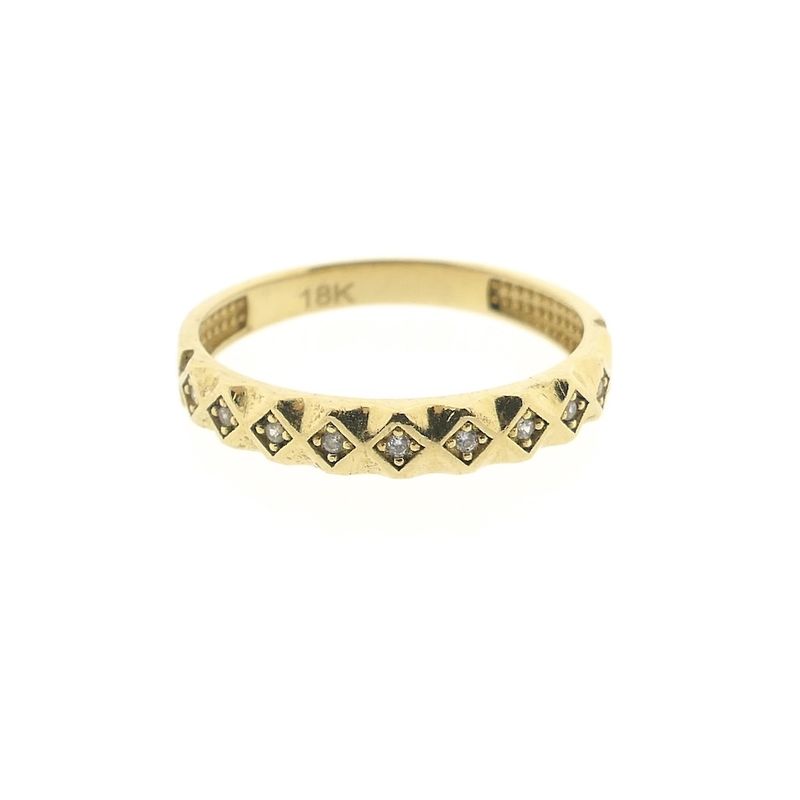Image 2 of Gold ring with zirconia