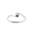 Image 4 of White Gold Solitaire Ring with Diamond | 0.10 ct.