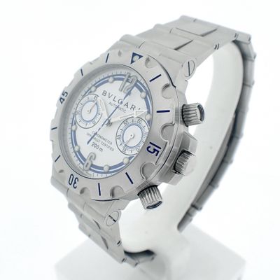 Image 2 of Bvlgari Diagono 'Nautor's Swan'; Limited Edition Chronograph Watch