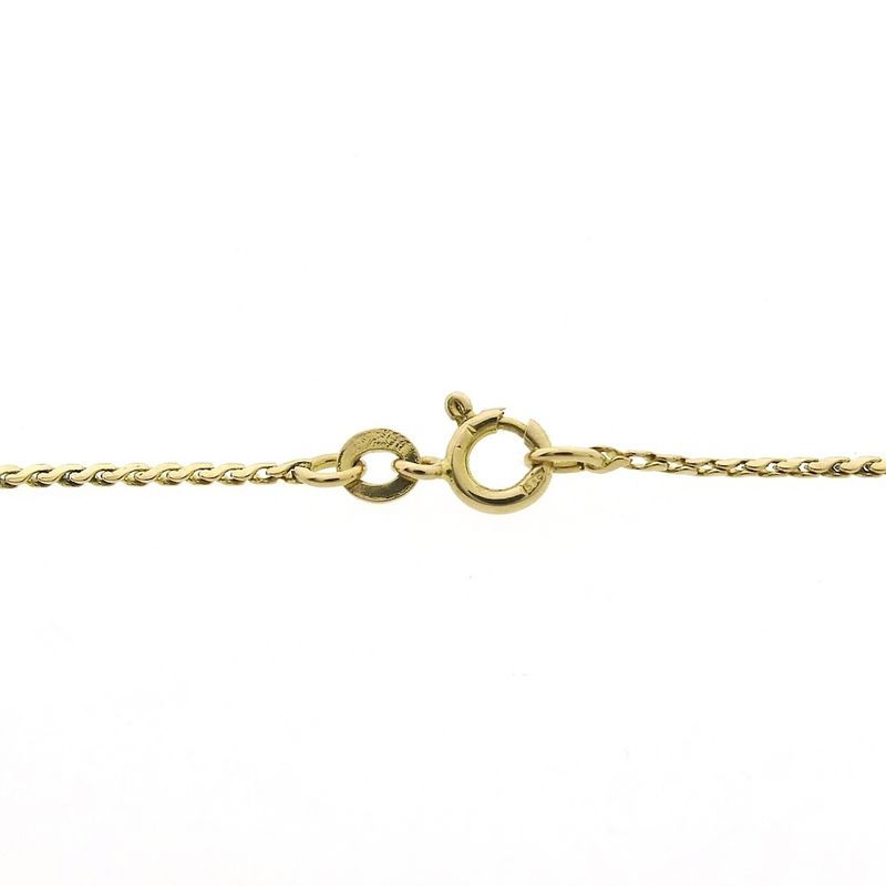 Image 4 of Gold S-link necklace | 54 cm
