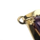 Image 6 of Gold pendant with amethyst