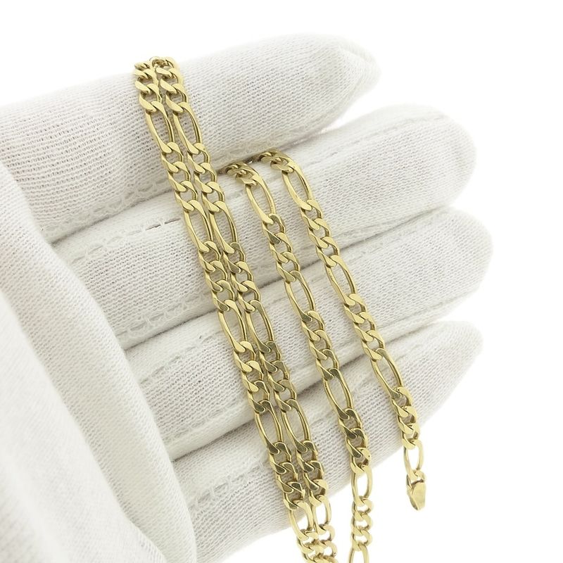 Image 5 of Golden Figaro link chain