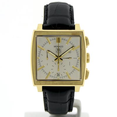 Image 1 of TAG Heuer Monaco CW5140; 18k gold chronograph men's watch
