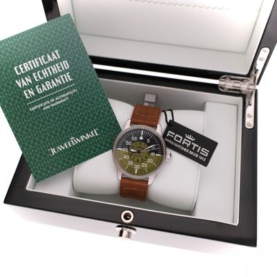 Image 2 of Fortis Flieger Automatic 595.11.46.3; Men's Watch
