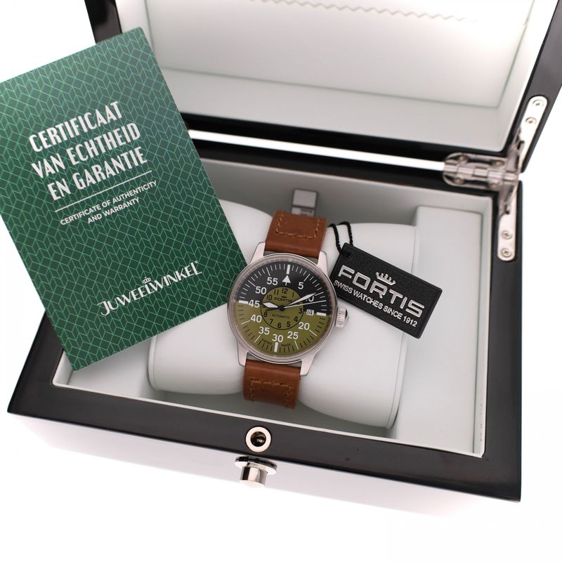Image 2 of Fortis Flieger Automatic 595.11.46.3; Men's Watch