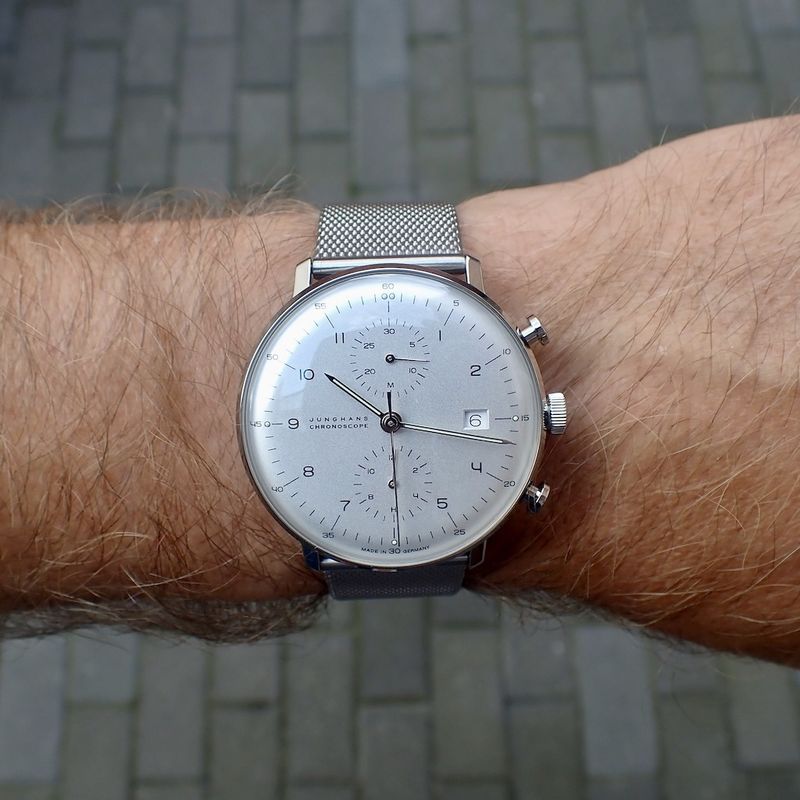 Image 7 of Junghans Max Bill Chronoscope; Automatic chronograph watch