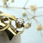 Image 3 of Golden fantasy pendant with diamond | 0.25 ct.