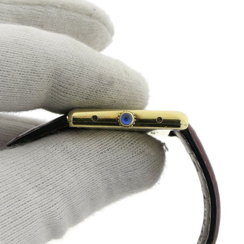 Image 10 of Cartier Tank 'Vermeil' 590005; Unisex horloge