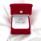 Image 2 of White gold ring with diamonds; LA DIVA