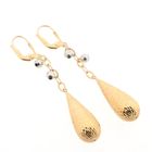 Image 5 of Two-tone gold earrings