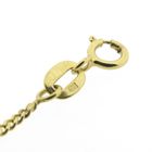 Image 10 of Gold gourmet link necklace with fixed pendant | 42 cm | Zirconia