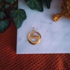 Image 4 of Gold zodiac sign pendant; Aries