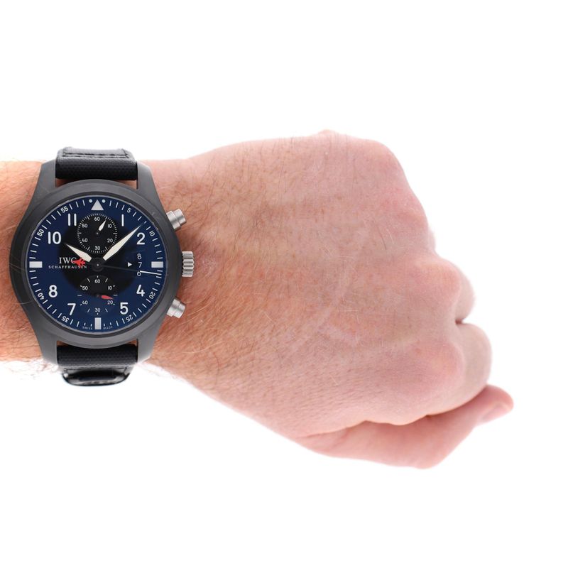Image 8 of IWC Pilot's Watch 'Top-Gun' Chronograph IW388001; Automatic Men's Watch