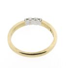 Image 5 of Gold Le Chic row ring with diamonds | 0.24 ct.