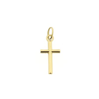 Image 1 of Gold pendant of a cross