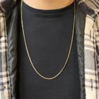 Image 6 of Gold gourmet link chain | 72.5 cm