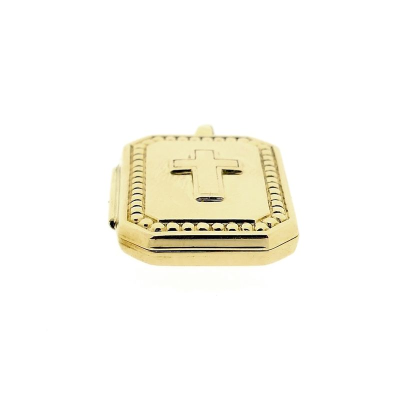 Image 12 of Vintage gold locket pendant