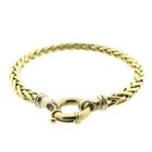 Image 5 of Gold foxtail link bracelet | 19 cm