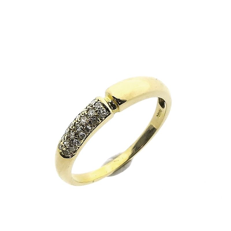 Image 1 of Gold ring with diamond; 0.20 ct.
