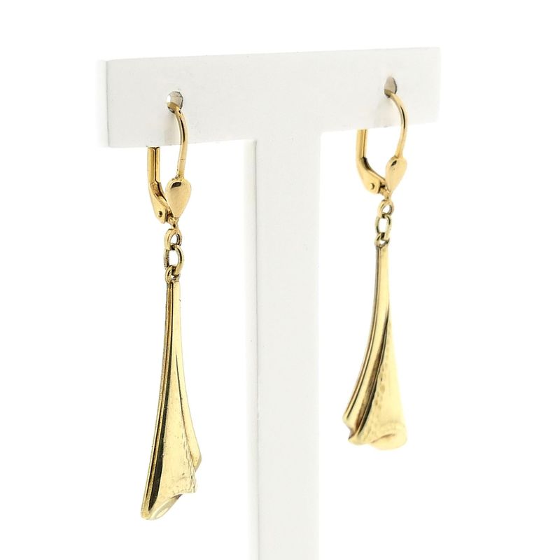 Image 3 of 14 Karat Gold Hoop Earrings