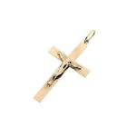 Image 6 of 9 carat rose-colored pendant of a cross with corpus