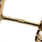 Image 9 of Vintage gold stud earrings with red coral