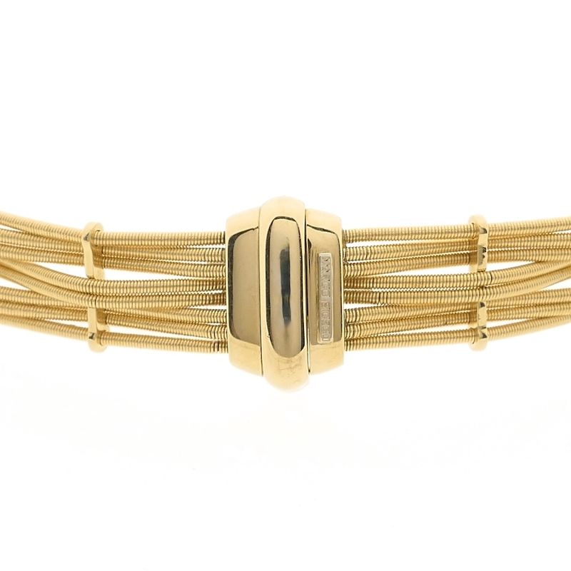 Image 5 of 18-karat gold necklace; choker with diamond; 0.31 ct. | 40 cm | Marco Bicego