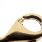 Image 13 of Gold rosary necklace with patinated beads