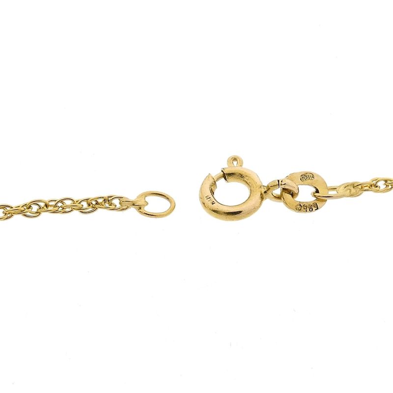 Image 3 of Twisted Link Chain; 14 Karat; 81.5 cm