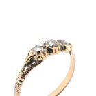 Image 3 of 18K rose gold ring set with a rose-cut diamond | Approx. 0.15 ct.