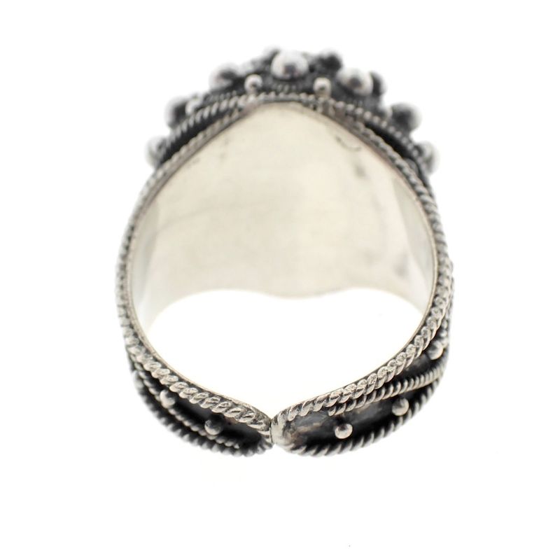 Image 5 of Silver ring with oriental design