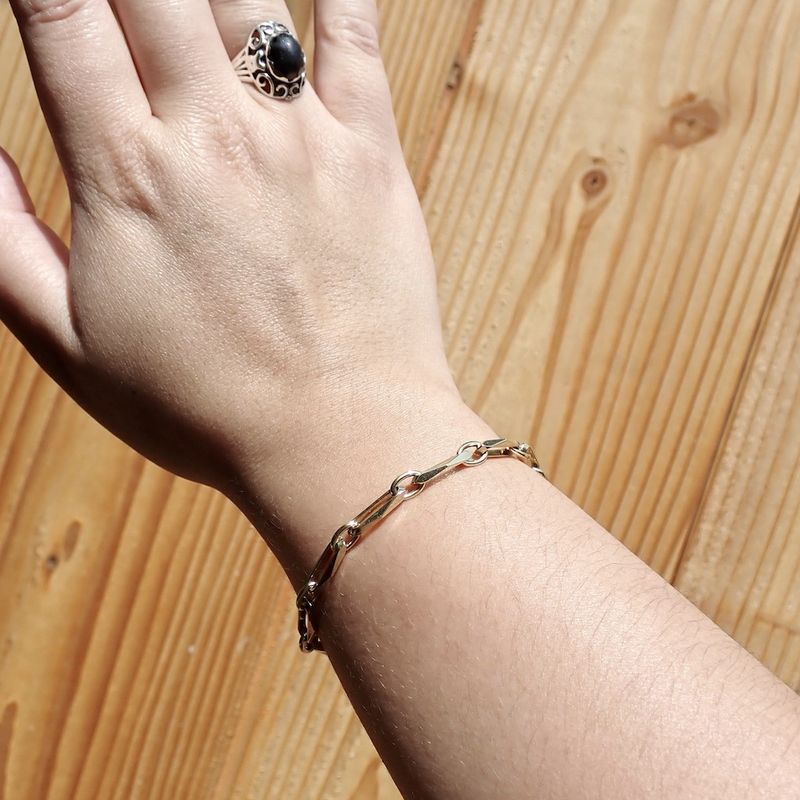 Image 2 of Gold closed for ever bracelet | 19 cm