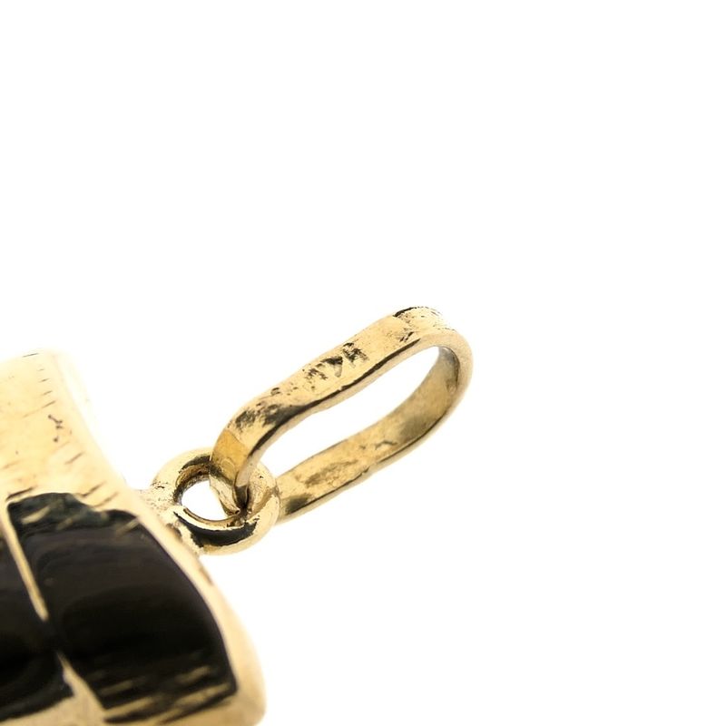 Image 5 of Gold pendant; Figa fist